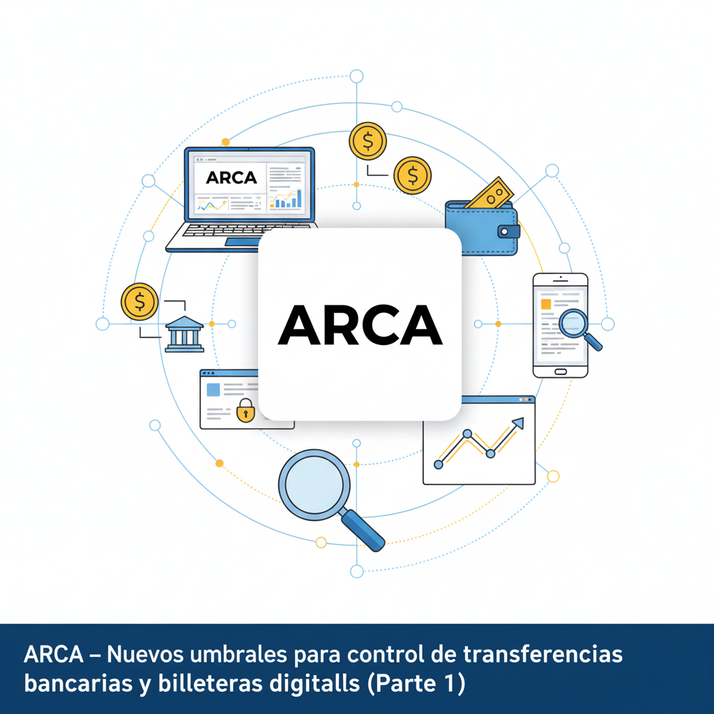 ARCA nuevos umbrales control de transferencias bancarias y billeteras digitales