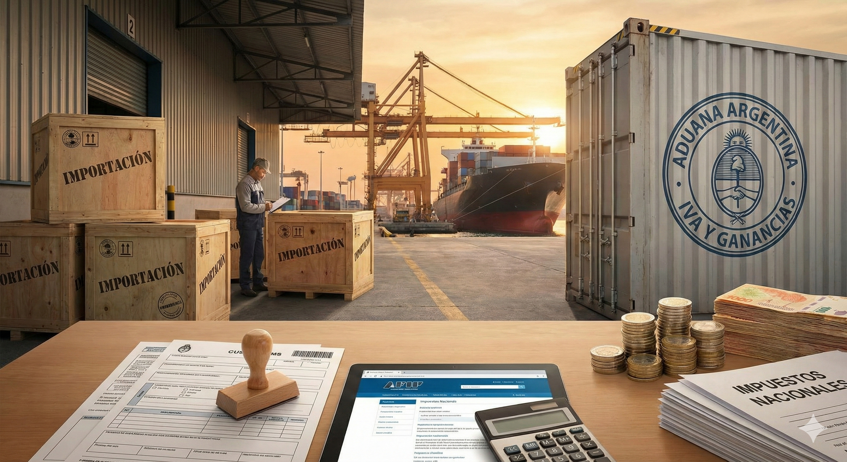 Importaciones – exclusión de percepciones de IVA y Ganancias